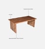 Baithak Acacia Wood 4 seater Dining Set in Natural Finish Baithak Acacia Wood 4 seater Dining Set in Natural Finish