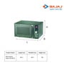 Bajaj 2310 ETC Convection Microwave Oven (23 Ltr,Black)