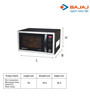 Bajaj 2504 ETC Convection Microwave Oven (25 Ltr)