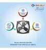 Bajaj Bahar 225mm Exhaust Fan (Metallic Grey)