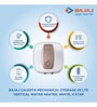 Bajaj Calenta Mechanical Storage 15 Litre Vertical 5 Star Water Heater, White