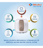 Bajaj Calenta Mechanical Storage 25 Litre Vertical 5 Star Water Heater, White