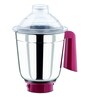 Bajaj Classic 750-Watt Mixer Grinder with 3 Jars (White and Maroon).