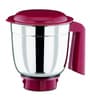 Bajaj Classic 750-Watt Mixer Grinder with 3 Jars (White and Maroon).