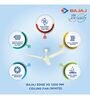 Bajaj Edge High Speed Neo 1200 mm Ceiling Fan (Opel White)