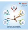 Bajaj Euro NXG Anti-Germ BBD 1200 mm Ceiling Fan (Topaz)