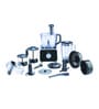 Bajaj FX-1000 DLX Food Processor and Mixer Grinder 1000 Watt with 9 Attachments in Black Colour