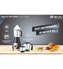 Bajaj GX-3701 Mixer Grinder 750W with 3 Jars in Black Colour
