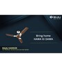 Bajaj Harrier Anti-Germ BBD 1200 mm Ceiling Fan (Honey Brown)