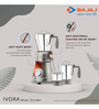 Bajaj Ivora Silky Caramel 800W Mixer Grinder with 3 Jars
