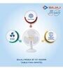 Bajaj Midea BT-07 400mm Table Fan (White)
