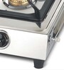 Bajaj Popular Eco 2 Burner Stainless Steel Gas Stove (ISI Certified, Black)