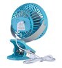 Bajaj Pygmy Mini 110 Mm (10 Watt) High Speed,USB Charging,Multi Clip Function Personal Fan (Blue)