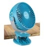 Bajaj Pygmy Mini 110 Mm (10 Watt) High Speed,USB Charging,Multi Clip Function Personal Fan (Blue)