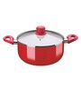 Bajaj Red Ceramic Coated Cooking Pot ,3 Ltr
