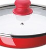 Bajaj Red Ceramic Coated Fry Pan ,240 mm