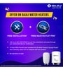Bajaj Shakti PC Deluxe Storage 10 Litre Verical 4 Star Water Heater (Grey)