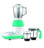 Bajaj Twister Fruity Mixer Grinder 750 Watt with 3 Jars in White & Green Colour