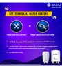 Bajaj Verre GL IWH 3L 3kW Instant Water Heater with Glass-Line Coated Tank