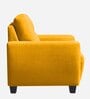 Bakadi Fabric 1 Seater Sofa in Bold Yellow Colour