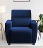 Bakadi Fabric 1 Seater Sofa in Royal Blue Colour