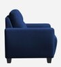 Bakadi Fabric 1 Seater Sofa in Royal Blue Colour