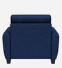 Bakadi Fabric 1 Seater Sofa in Royal Blue Colour