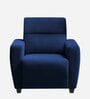 Bakadi Fabric 1 Seater Sofa in Royal Blue Colour
