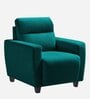 Bakadi Fabric 1 Seater Sofa in Sea Green Colour