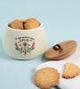 Bake Cookies Ceramic Storage Jar In Ivory