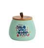 Bake The World Better Place Mint Mason Jar