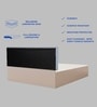 Bakhti Queen Size Upholstered Bed In Beige Colour & White Colour With Box Storage Bakhti Queen Size Upholstered Bed In Beige Colour & White Colour With Box Storage