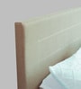 Bakhti Queen Size Bed With Upholstered Leatherette Headboard And Hydraulic Storage
