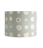 Balance Sculptural Minimal Natural Wooden Floor Lamp for Living Room & Bedroom in Printed Gold/Grey Color Shade