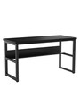 Gayle (Medium) Metal Writing Table in Black Colour