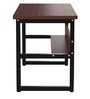 Gayle (Large) Metal Writing Table in Mahogony Colour