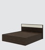 Baleno King Size Bed In Brown & White Finish