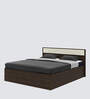 Baleno King Size Bed In Brown & White Finish