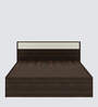 Baleno King Size Bed In Brown & White Finish