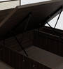 Baleno King Size Bed In Brown & White Finish
