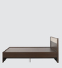 Baleno King Size Bed in Brown & White Finish