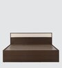 Baleno King Size Bed in Brown & White Finish