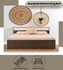 Baleno King Size Bed in Brown & White Finish