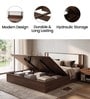 Baleno King Size Bed In Sheesham Wood Finish With Hydraulic Storage