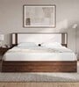 Baleno King Size Bed In Sheesham Wood Finish Without Storage