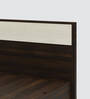 Baleno Queen Size Bed in Brown and White Finish with Hydraulic Storage