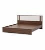 Baleno Queen Size Bed In Sheesham Wood Finish Without Storage