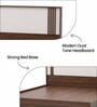Baleno Queen Size Bed In Sheesham Wood Finish Without Storage