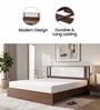 Baleno Queen Size Bed In Sheesham Wood Finish Without Storage