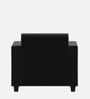 Baley Fabric 1 Seater Sofa In Lama Black Colour